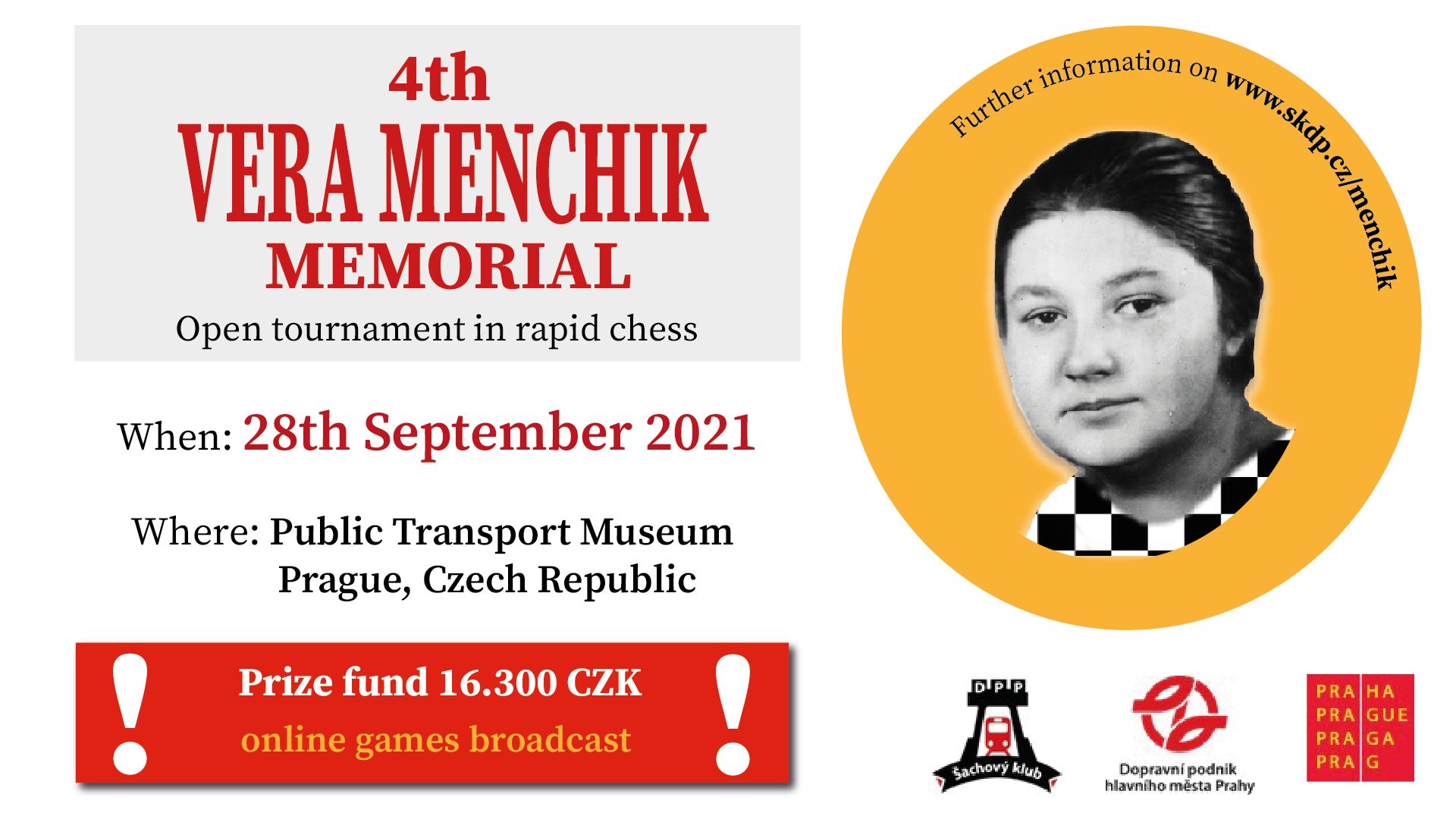 4th Vera Menchik Memorial 2021 - poster